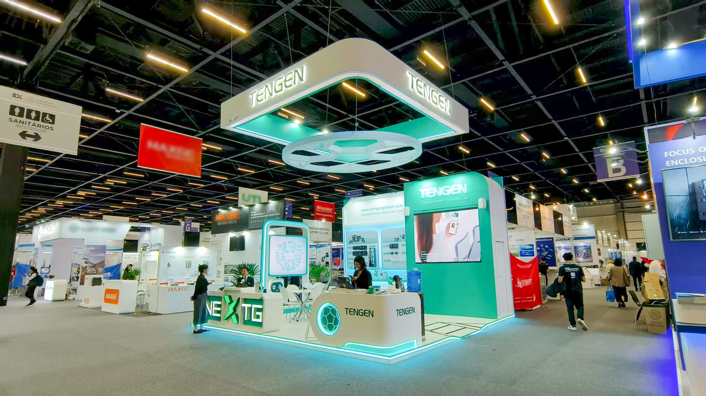 闪耀拉美丨金年会官方在线登录亮相FIEE巴西国际电力展